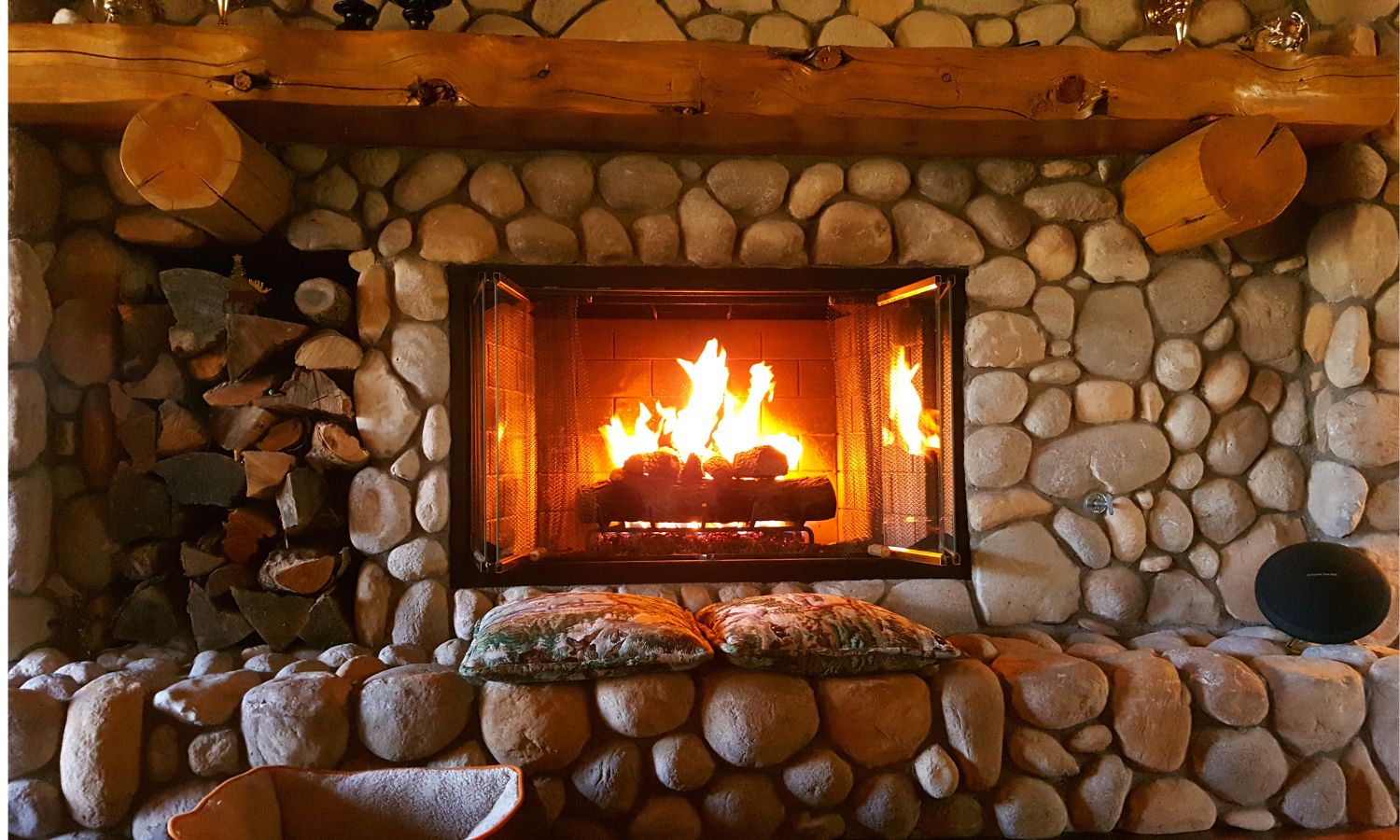 Fireplace for winter